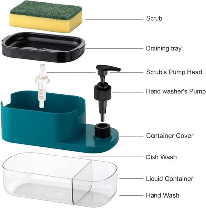 3 in 1 soap dispenser for kitchen - SHOP FOR ALL