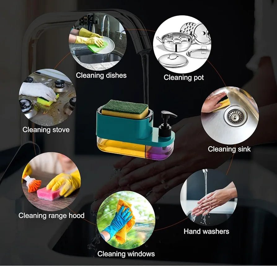 3 in 1 soap dispenser for kitchen - SHOP FOR ALL