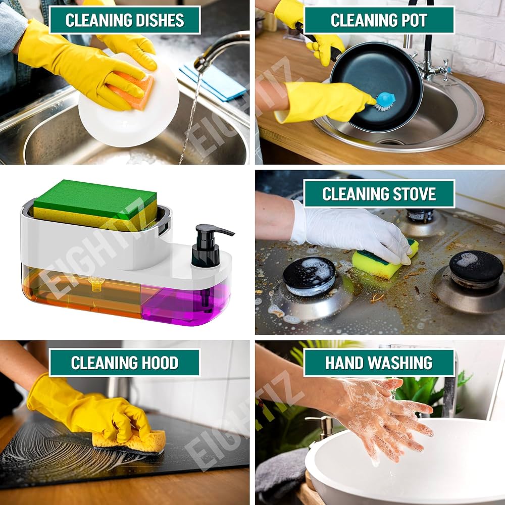 3 in 1 soap dispenser for kitchen - SHOP FOR ALL