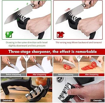 3 Stage Knife Sharpener - SHOP FOR ALL