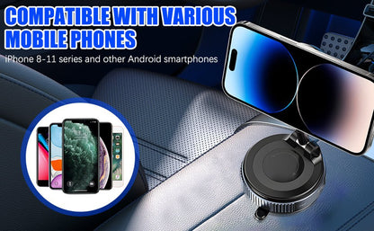 360° Magnetic Car Mobile Holder for Dashboard Vacuum Suction Phone Holder - SHOP FOR ALL