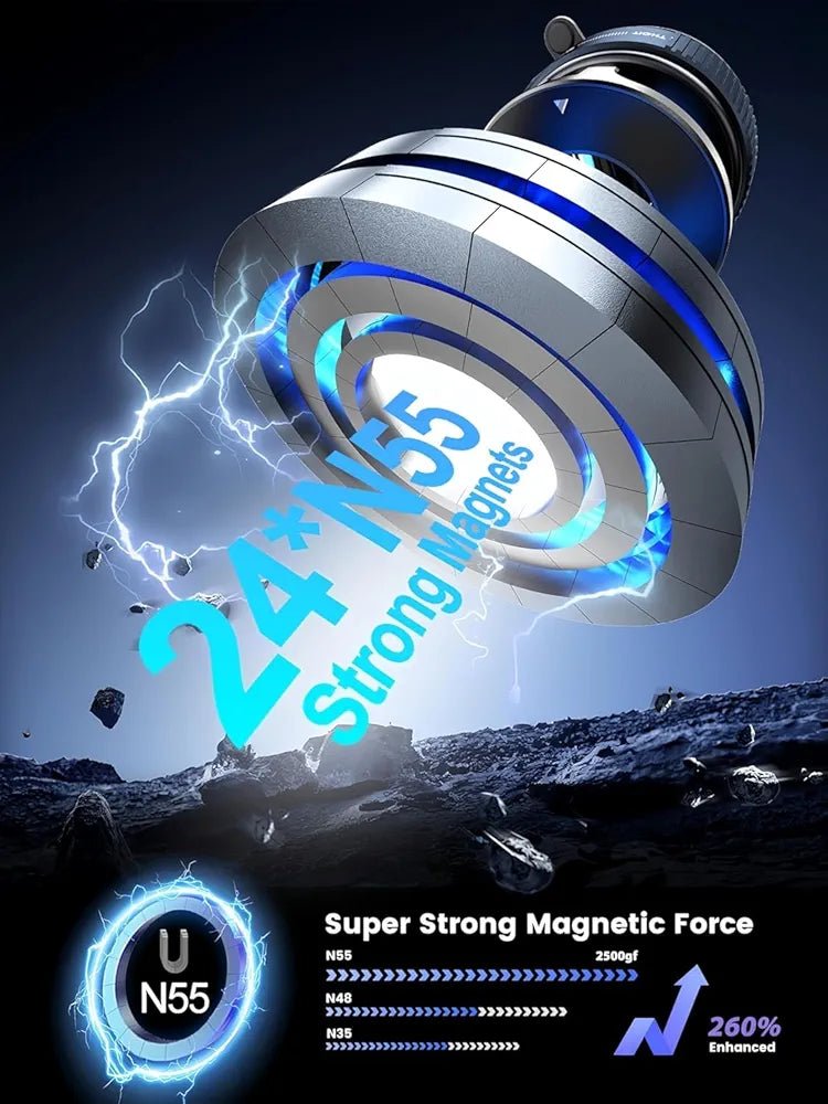 360° Magnetic Car Mobile Holder for Dashboard Vacuum Suction Phone Holder - SHOP FOR ALL